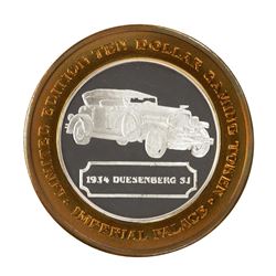 .999 Fine Silver Imperial Palace Las Vegas, Nevada $10 Limited Edition Gaming Token