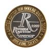 Image 1 : .999 Silver Riviera Hotel & Casino Las Vegas $10 Casino Limited Edition Gaming Token