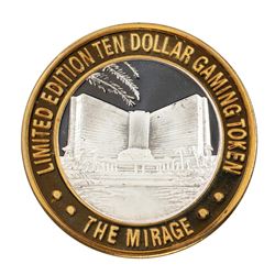 .999 Fine Silver Mirage Las Vegas, Nevada $10 Limited Edition Gaming Token