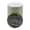 Image 1 : Roll of (20) Brilliant Uncirculated 1963 Franklin Half Dollar Coins