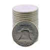 Image 2 : Roll of (20) Brilliant Uncirculated 1963 Franklin Half Dollar Coins