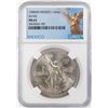Image 1 : 1984Mo Mexico 1 Onza Libertad Silver Coin NGC MS65
