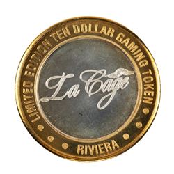 .999 Silver Riviera Hotel & Casino Las Vegas $10 Casino Limited Edition Gaming Token