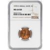 Image 1 : 1970-S Small Date Lincoln Cent Coin NGC MS64RD