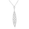 Image 1 : 18k White Gold 1.15CTW Diamond Pendant, (SI1 /G-H)