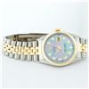 Image 5 : Rolex Mens 2 Tone 14K Tahitian MOP Diamond 36MM Datejust Wristwatch