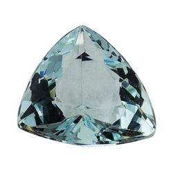 3.04 ct.Natural Trilliant Cut Aquamarine