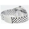 Image 4 : Rolex Mens Stainless Steel 36MM Black Index Pyramid Diamond Datejust Wristwatch