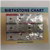 Image 1 : Genuine Gemstone - Birthstone Chart , Made in Canada, Suggested Retail Value $300