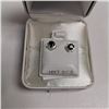 Image 2 : 10K Yellow Gold 2 Sapphire(0.66ct) Earrings, Made in Canada, Suggested Retail Value $160