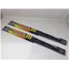 Image 1 : Triple Edge Premium Silicone Blade Wipers (2 x 20in)