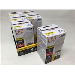 LED 60W Non-Dimmable Bulbs (6ct)