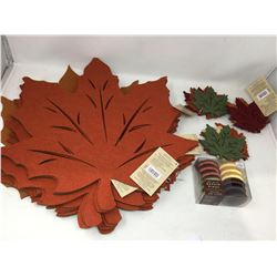 Lot of Autum Table Decor