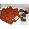 Image 1 : Lot of Autum Table Decor