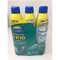 Coppertone Trio SPF 60 Kids Spray Lotion (3 x 222ml)