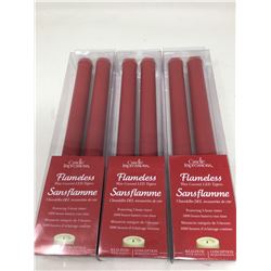 Candle Impressions Flameless Wax Covered LED Tapers (3 x 2)