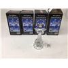Image 1 : Flashing LED Light Up Glass Sculptures (4)