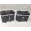 Image 1 : Lot of 2 Eveready 6V Batteries