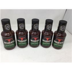 Lot of 5 x 425 Bulleye BBQ Sauce