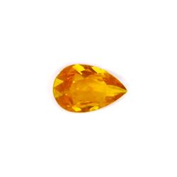 0.95 ct yellow tourmaline pear cut