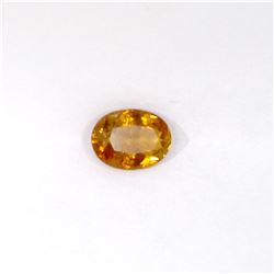 1.06 ct yellow tourmaline oval cut