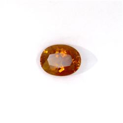 2 ct yellow tourmaline oval cut