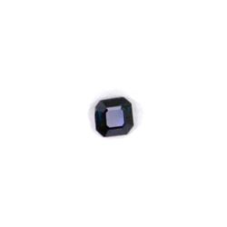 0.72 ct blue sapphire cushion cut