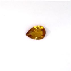 1.46 ct yellow tourmaline pear cut