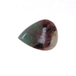 19.02 ct ntural paraiba tourmaline slice pear cut