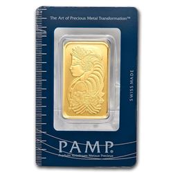 1 oz Gold Bar - PAMP Suisse Lady Fortuna (Classic Assay)