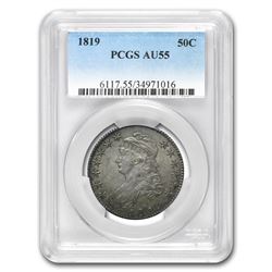 1819 Capped Bust Half Dollar AU-55 PCGS
