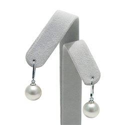 White South Sea Pearl Classic Dangle Earrings