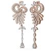 Image 2 : 6.03 ctw Diamond Earrings 18K Rose Gold