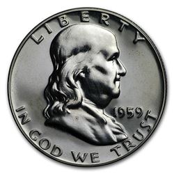 1959 Franklin Half Dollar Gem Proof