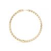 Image 3 : 2.75 ctw Diamond VS/SI 37 MM Hoop Earrings 14k Yellow Gold
