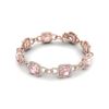 Image 2 : 22 ctw Morganite & VS/SI Diamond Certified Bracelet 14K Rose Gold