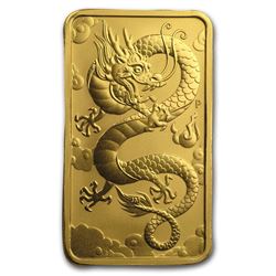 2019 Australia 1 oz Gold Dragon BU