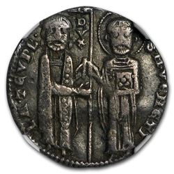 Venice Silver Grosso Lorenzo Tiepolo (1268-75 AD) VF-30 NGC