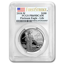 2018-W 1 oz Proof Platinum Eagle PR-69 PCGS (FirstStrike®)