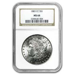 1883-CC Morgan Dollar MS-64 NGC