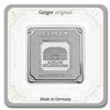 Image 2 : 1 oz Silver Square - Geiger Edelmetalle (Encapsulated w/Assay)
