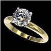 Image 1 : 2.03 ctw Certified Quality Diamond Engagment Ring 10k Yellow Gold