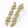 Image 1 : 2 ctw Diamond Designer Earrings 18K Yellow Gold