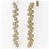 Image 3 : 2 ctw Diamond Designer Earrings 18K Yellow Gold