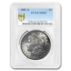 1887-S Morgan Dollar MS-63 PCGS