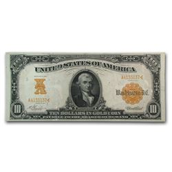 1907 $10 Gold Certificate VF