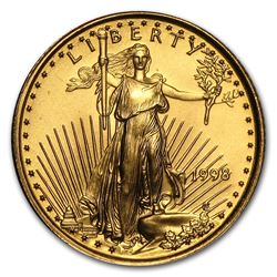 1998 1/10 oz Gold American Eagle BU