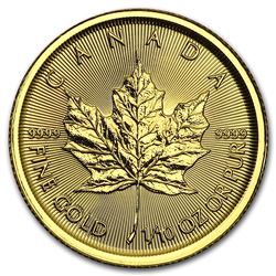 2015 Canada 1/10 oz Gold Maple Leaf BU