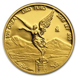2018 Mexico 1/20 oz Proof Gold Libertad
