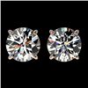Image 1 : 2.07 ctw Certified Quality Diamond Stud Earrings 10k Rose Gold